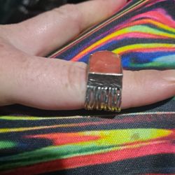 Antique Silver Ring Size 6