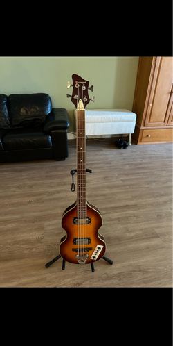Eastwood violin bass guitar