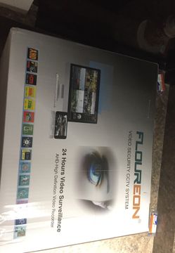 8 camera hard wired security system $200