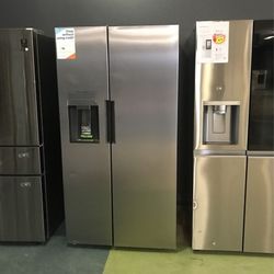Midea Side By Side Refrigerator With Water Dispenser 💥 AKZ 