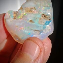 Australian Crystal Fire 🔥 Opal -( Polished Specimen)