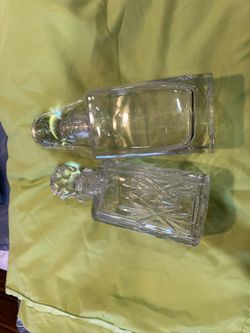 Vintage Glass wine bottle 