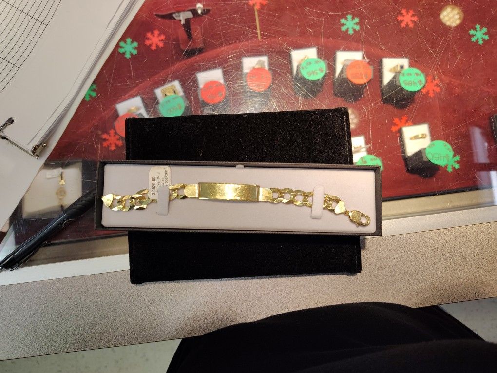 14k ID BRACELET 
