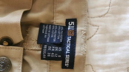 5.11 Tactical Series Cargo Pants – Khaki – Size 8 Regular – NEW