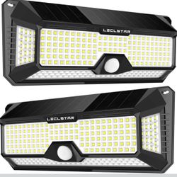 Solar Outdoor Lights - 4000Lm 268 LED Motion Sensor Lights Outdoor