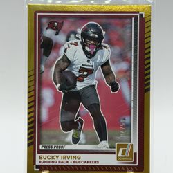 Bucky Irving Gold Press Proof Numbered /50