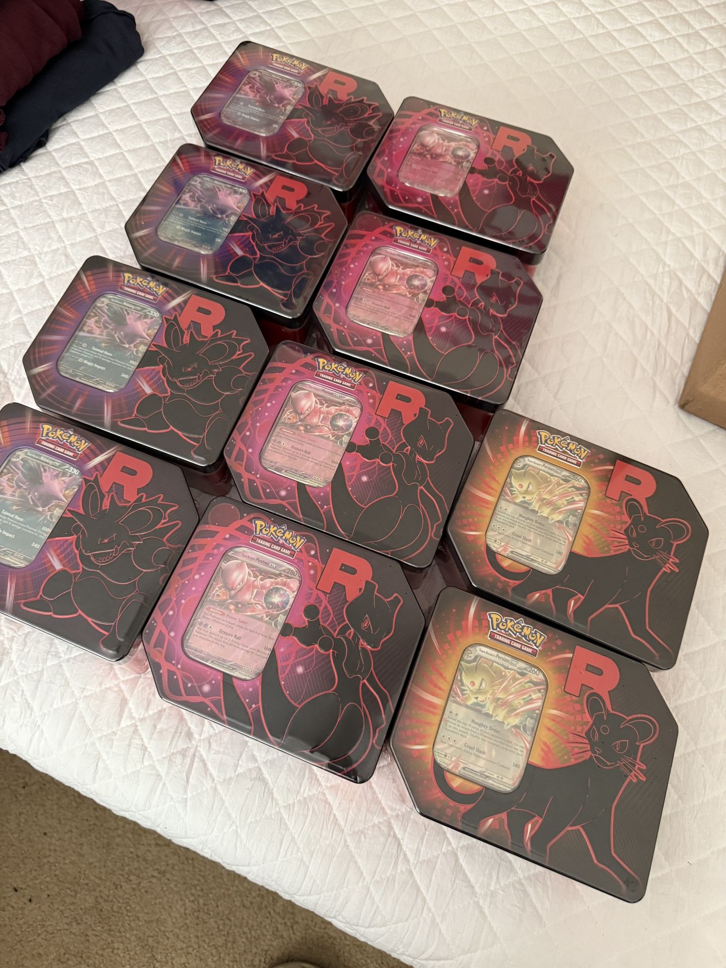 Pokemon Team Rocket Tins