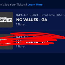 No Values GA Ticket