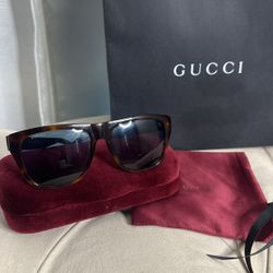 Gucci Men Sunglasses Havana Red Blue Grey Square GG1670SK 