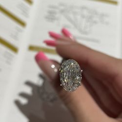 4 Carat Moissanite Diamond Gemstone Loose