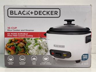 Black & Decker 16-Cup Rice Cooker and Steamer