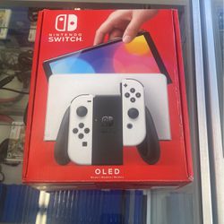 Nintendo Switch OLED White 64GB New