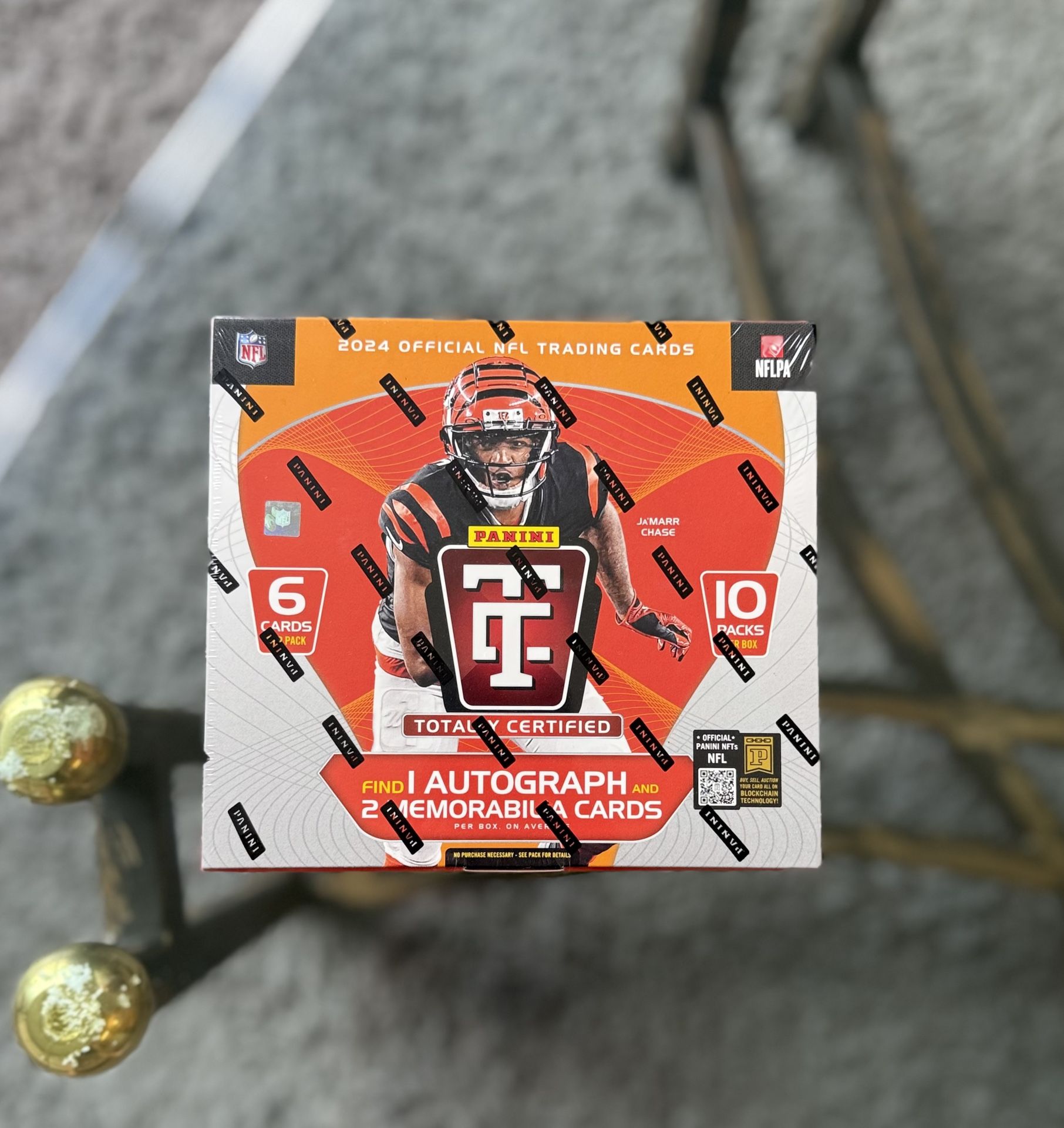 2024 NFL Totally Certified Football Hobby Box Trading Cards Premium Box Sealed
