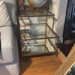 Mirrored Designer Side Table 