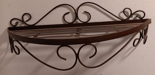 WIRE SHELF BROWN RUST COLOR 30 X 41/4  X  4