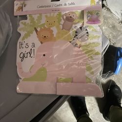Baby Girl Center Piece 
