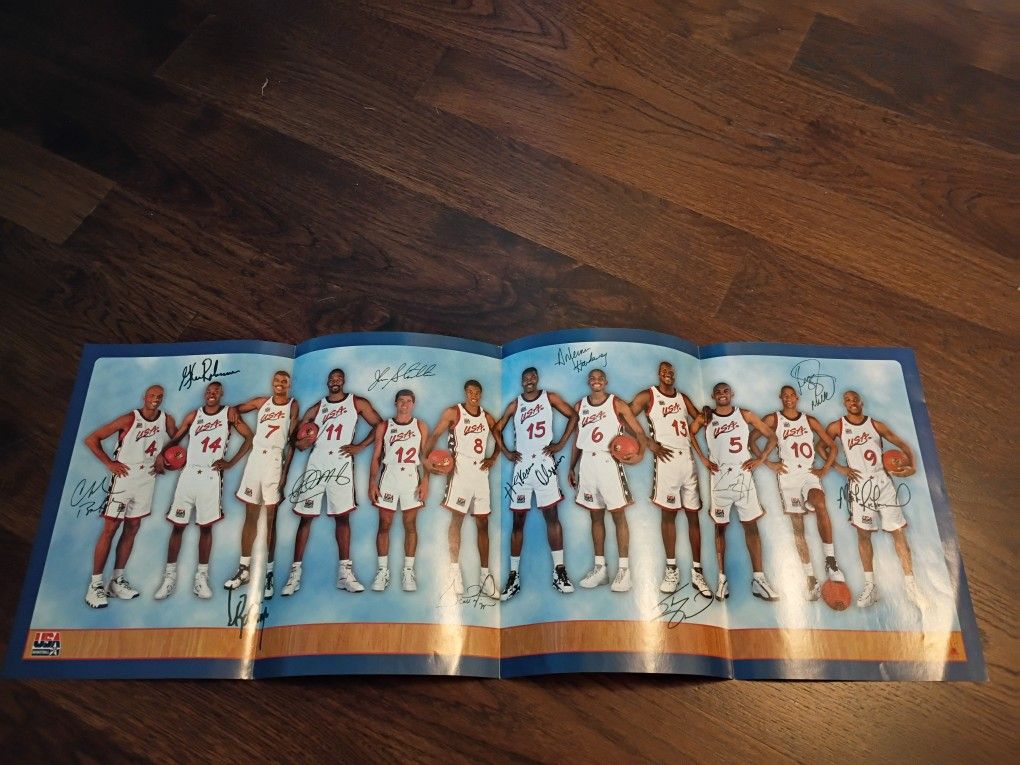 Basketball Memorabilia: 1996 Dream Team Poster
