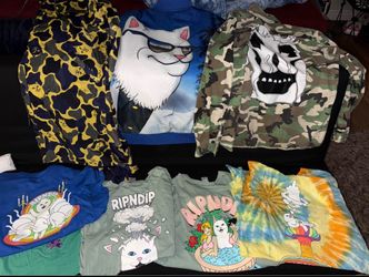 Rip and dip clothing lot
