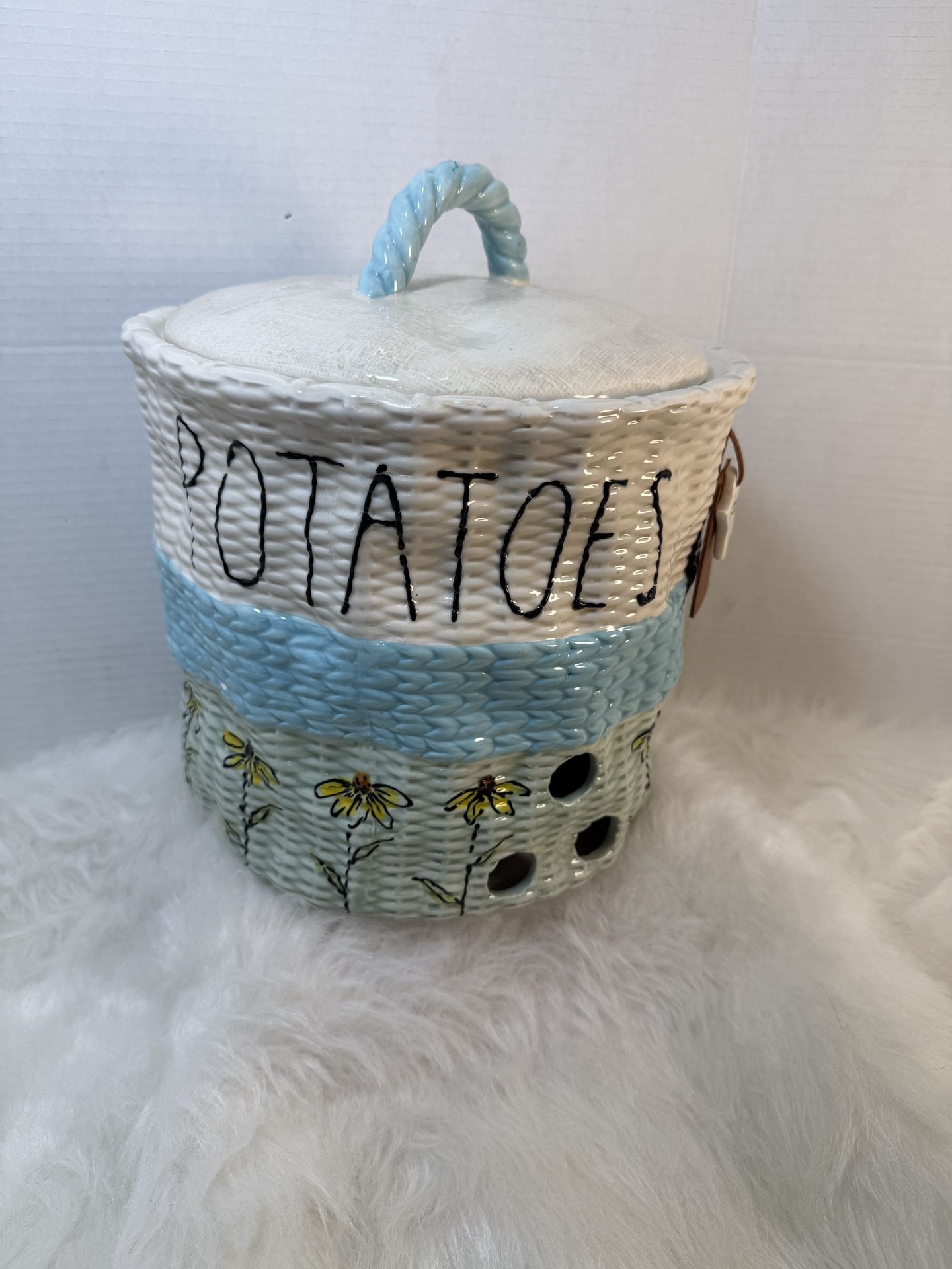 Ceramic Potatoes Holder Never Used