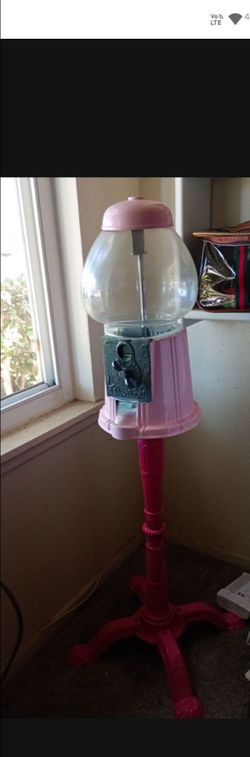 Pink Bubble gum machine