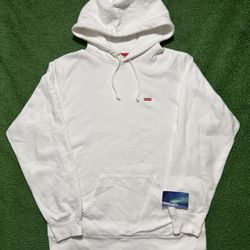Supreme Small Box Hoodie White Large