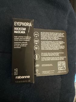 Rabanne Eyephoria Mascara Mini Sample Deep Black, 0.05OZ/1.5ML