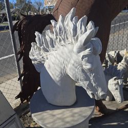 CEMENT HORSE HEAD $80 EACH