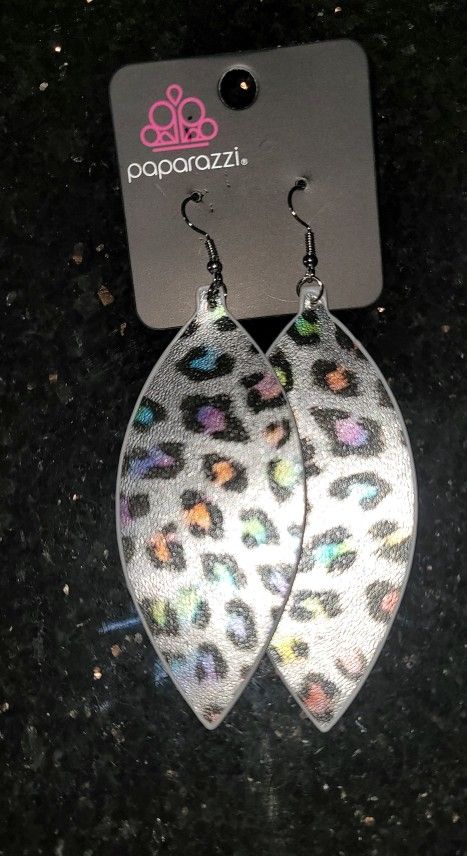 Cheetah Multi Color Earrings 