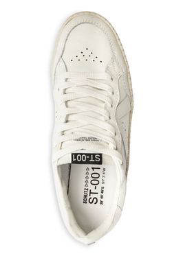 Schutz ST-001 White Women's Leather Sneaker