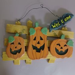 Halloween Welcome Sign