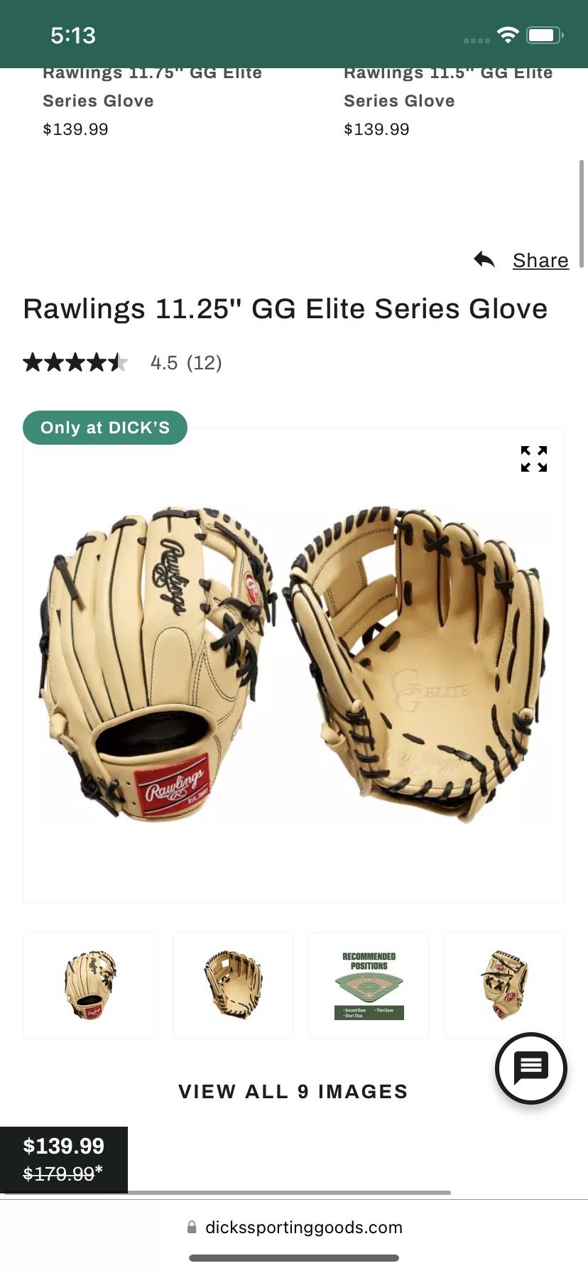 Rawlings Glove
