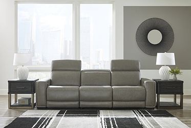 Genuine leather power reclining sofa or love seat