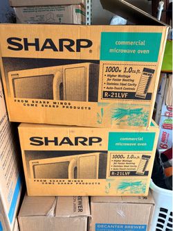 Brand new Commercial microwave and commercial coffee make