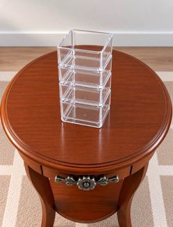 BPA-Free Acrylic Storage Cubes 3" × 3" x 3" - Set of 4
