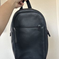 Leather Coach Shoulder Bag 