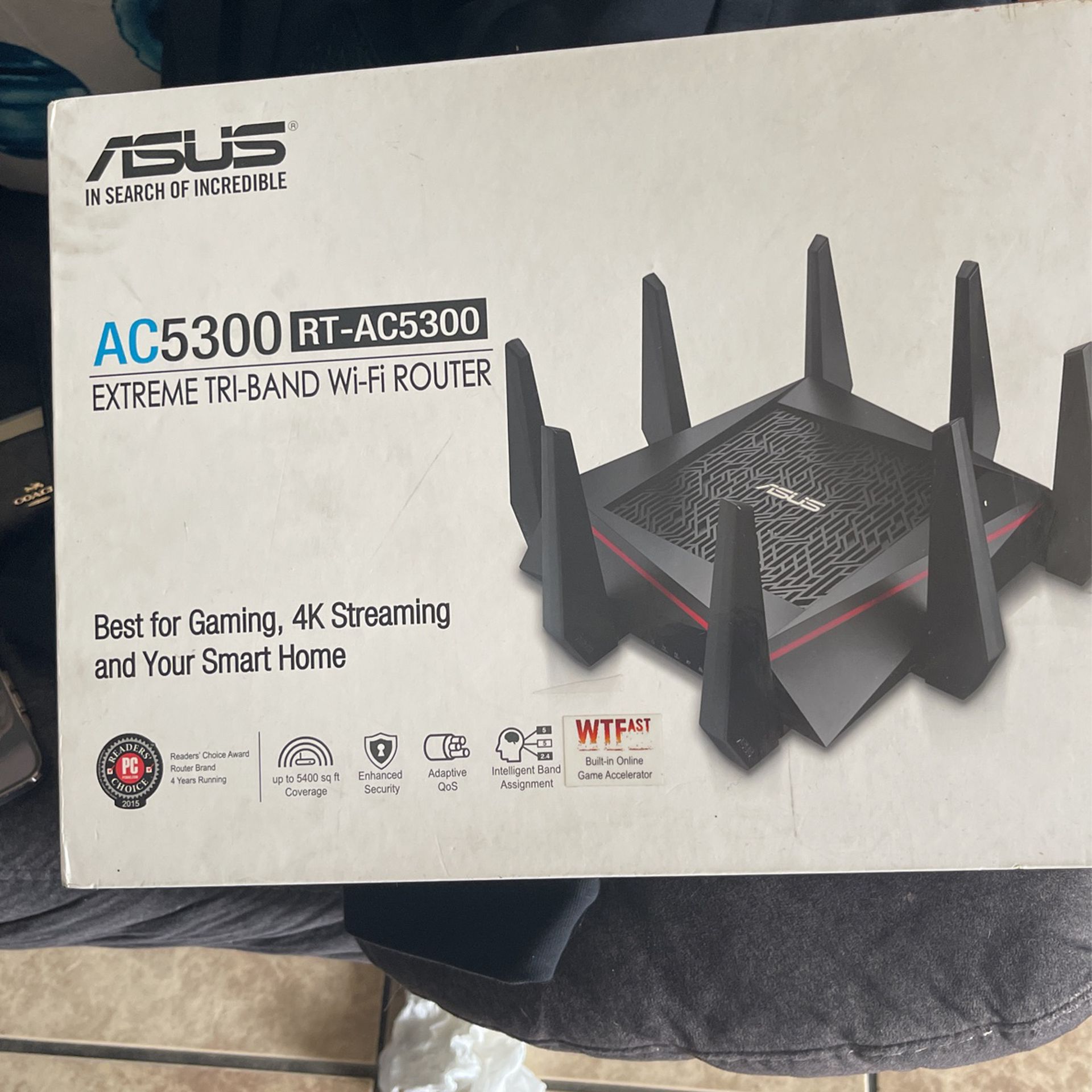 ASUS  AC5300 W-FI ROUTER 