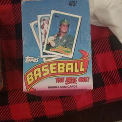 topps baseball 1989 box 36 cards 