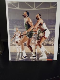 Bill Russell - Wilt Chamberlain Photo Reprint