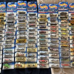 Hot Wheels Vintage (90s - early 2000s) Lot of Sealed Cars Mainlines and Premiums
