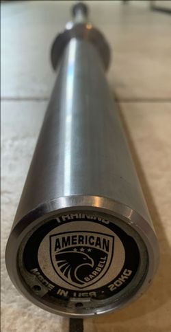 20 KG American Barbell Training Bar (Hard Chrome) – Made in USA