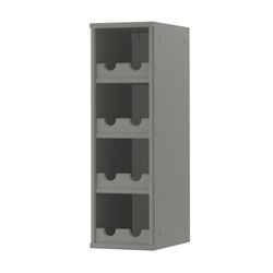 IKEA kitchen cabinet TORNVIKEN gray for Books or Wine  EUC