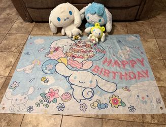 Plushie bundle and banner