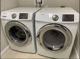 Front Load washer and electric dryer