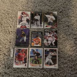 Sleeve Of Baseball Cards 