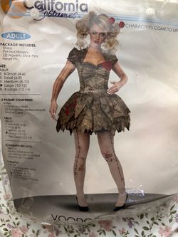 Voodoo Doll Costume (Large 10-12)