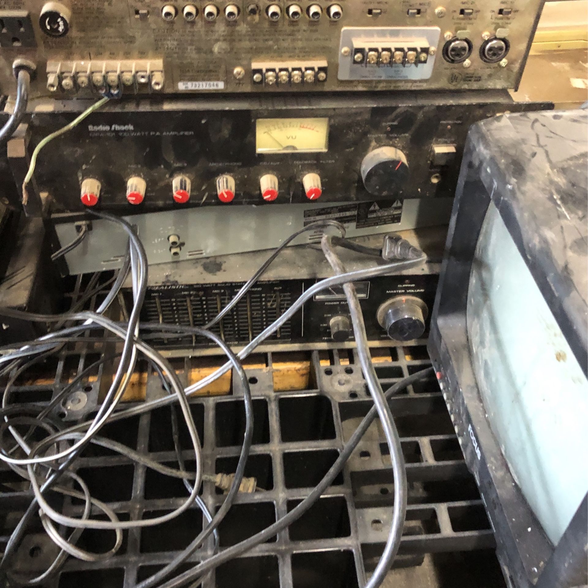 Used PA systems no microphones, no speakers for Sale in Upland, CA