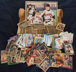 Huge California Angels Baseball Card Collection – Thousands of Cards + Nolan Ryan