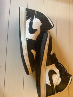 Nike Air Jordan 1 Mid Carbon Fiber Black White DD1649-001 Men's Size 13