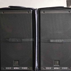 2 Rcf (contact info removed) watts with covers & 1 Rcf 705 MK3 1400 watts with cover powered speakers