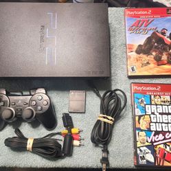 Playstation 2 PS2 Video Game System with Games